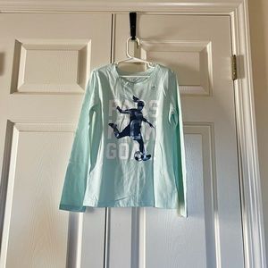 New w tag GAP along sleeve shirt—8 yo girl